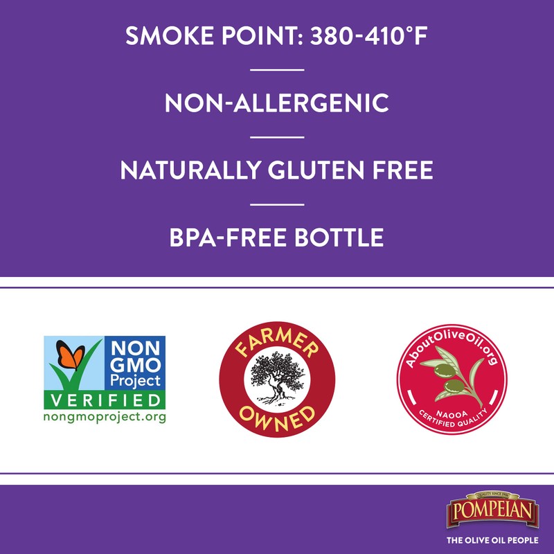 Pompeian Gourmet Selection Extra Virgin Olive Oil, First Cold Pressed,
