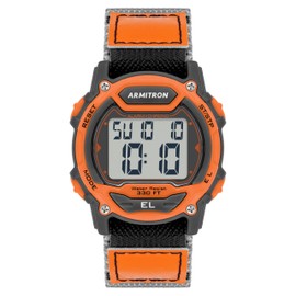 Armitron Sport Unisex Digital Chronograph Nylon Strap Watch, 45/7004