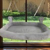 Foldable Cat Window Perch, Cat Hammock with Sturdy Metal Frame,