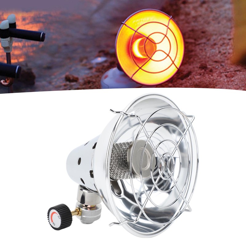 Portable Gas Heater Rapid Warming Adjustable Firepower Mini Gas Tank