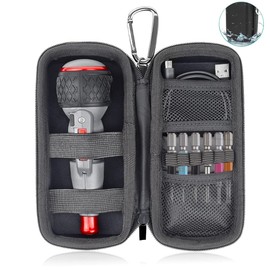Hard Carrying Case Compatible with SKIL Rechargeable 4V Cordless Screwdriver SD561201, Hard Storage Tools Case Replacement, Compact Hard Storage Travel Case, 16x8x6cm, Waterproof PU Leather