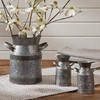 Park Designs Galvanized Milk Can Salt & Pepper Set