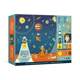 Professor Astro Cat's Frontiers of Space 500-Piece Puzzle: Cosmic Jigsaw Puzzle and Seek-and-Find Poster : Jigsaw Puzzles for Kids