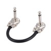 15cm/ 6in Guitar Effect Pedal Instrument Patch Cable 1/4'' Silver