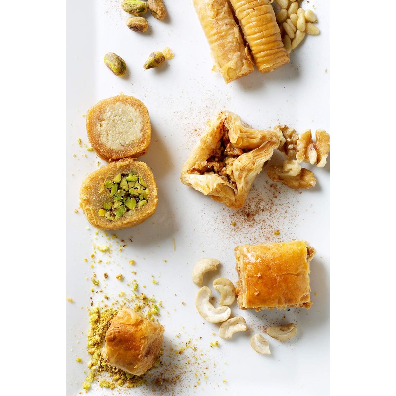 Al Bohsali 1870 - Premium Mediterranean Pistachio Baklava Mix (46