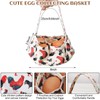 Cutecrop 2 Pcs Egg Collecting Apron with 15 Pocket Gathering