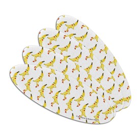 Miss Banana Double-Sided Oval Nail File Emery Board Set 4 Pack