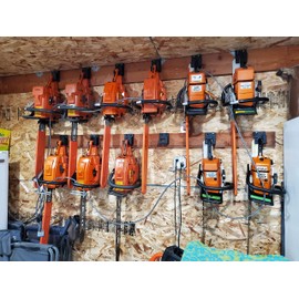 Generic Low Profile Chainsaw Wall Hanger/Mount Black