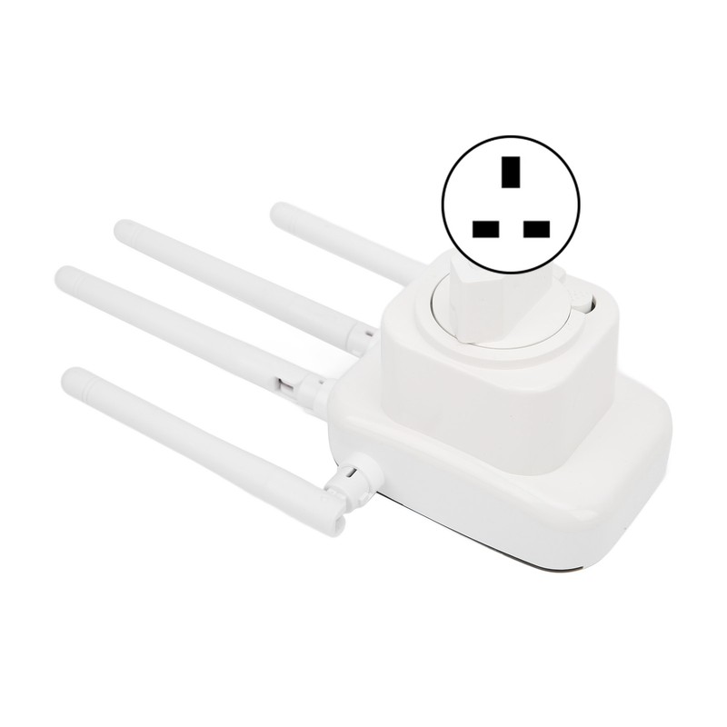 WiFi Range Extender 300Mbps 4 Antennas Wireless Signal Repeater Amplifier