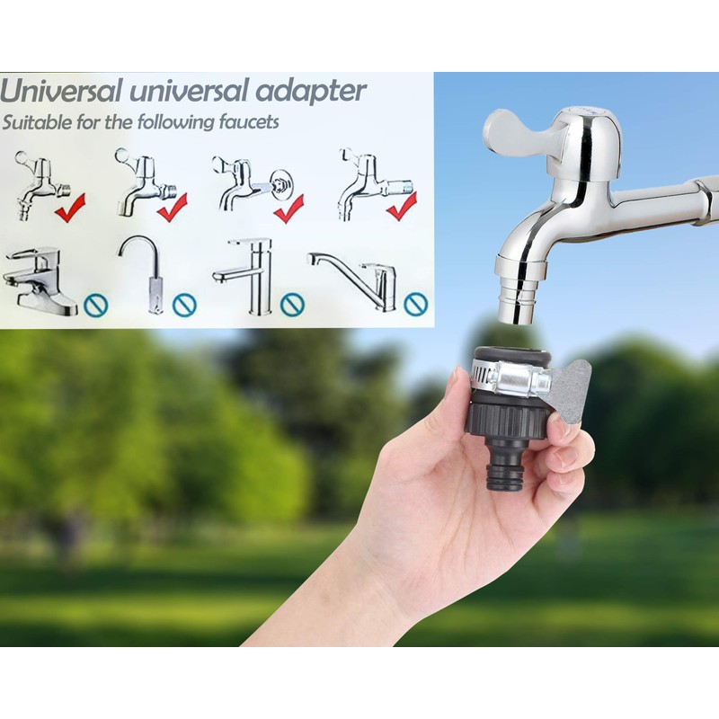ZhiheHui 2 pcs 16 mm Universal Tap Connector Adapter Mixer