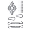 Lumaland awning incl. Attachment ropes, 100% HDPE with stabiliser for