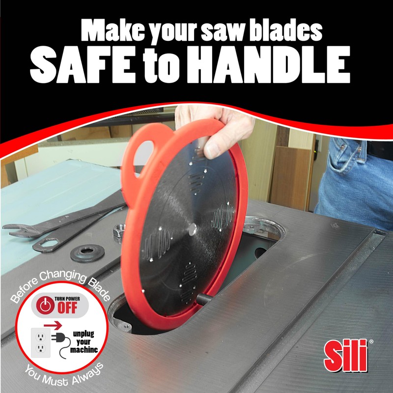 Sili Sleeve Silicone Saw Blade Storage Protector Holder Cover for