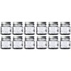8 oz Mason Jars with 1 piece lids (12-Count) Food-Grade