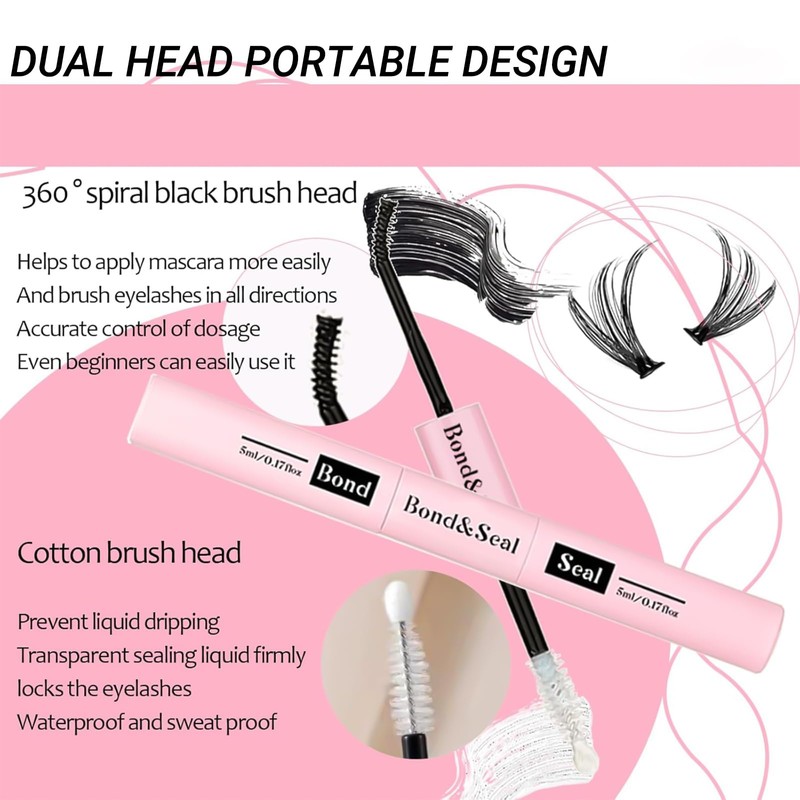 2-in-1 Lash Bond & Seal – Strong Hold Cluster Lash