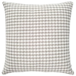 Coco Jicama Houndstooth Outdoor Throw Pillow 19x19