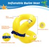 Swim Vest for Kids 33-88 lbs-Portable Inflatable Pool Floats Swimming