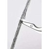 Newest Eyebrow Tweezers Brow Shaping Scissors (Silver)，Eyebrow Scissors