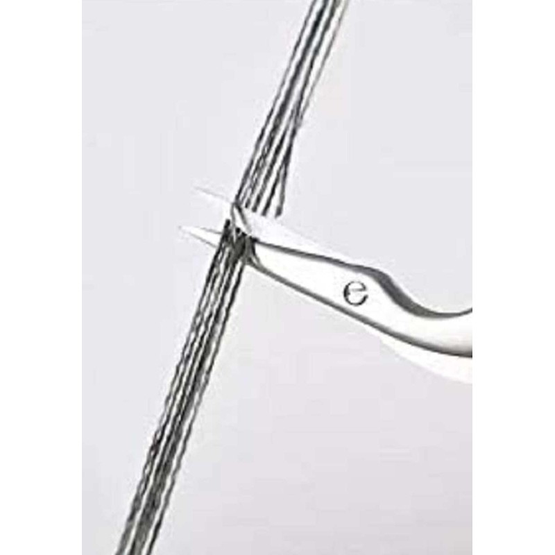 Newest Eyebrow Tweezers Brow Shaping Scissors (Silver)，Eyebrow Scissors