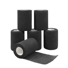 Vangoal 2MIQ Black Bandage 7.5 cm 4.5 m, Acrylic