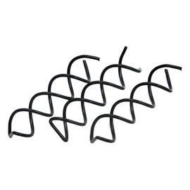 ANCLLO 20 Pcs Black Spiral Hair Pin Rotating Hair Pin Twist Hair Pin Bun Stick Pick DIY Hairstyles