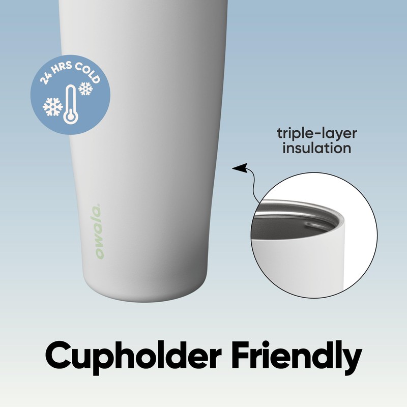 Owala FreeSip Sway Insulated Stainless Steel Water Bottle with Two-Way