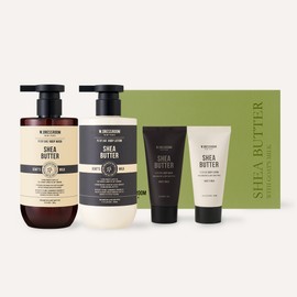 W Dressroom Shea Butter Body Care Travel Set (Wash + Lotion) / 더블유드레스룸 시어버터 바디케어 트래블 세트 (워시+로션)