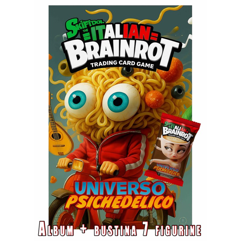 Album + 1 Beutel Karte Skifidol ITALIAN BRAINROT Universum psychedelisch