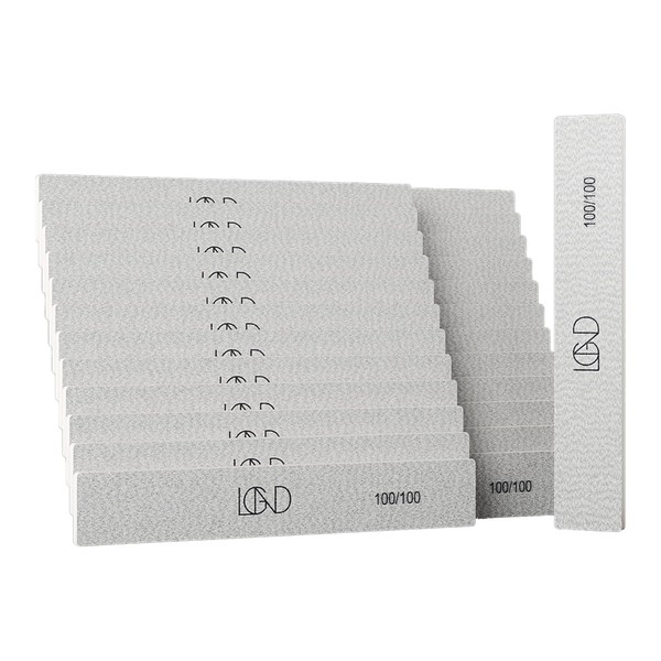 Chaun Legend Zebra Rectangle Nail Files 100/100-25pcs | Gentle on