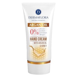Dermaflora Argan Oil Hand Cream – 50ml Hydrating & Nourishing Hand Moisturizer for Sensitive Skin Antioxidant-Rich with Soothing Aloe & Vitamin E