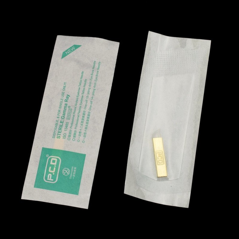 ATOMUS Microblading Needles 14 Pin Liner Needles Permanent Makeup Eyebrow