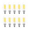 Lamsky E14 Dimmable LED Bulb,110V 600Lumens 60W Equivalent Daylight White