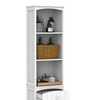 HOMCOM 67" Free Standing Bathroom Tower Storage Cabinet Space Saving