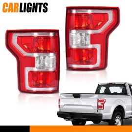 carlights Fit For Ford F150 F-150 Pickup 2018 2019 2020 Brake Tail Lights Lamps Left+Right