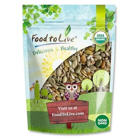 Food to Live Mezcla de Semillas de Girasol y Calabaza Tostadas
