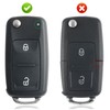 DXiongW DXiongW 2 Tasten Auto Schlsselgeh?use Fr VW Golf MK6