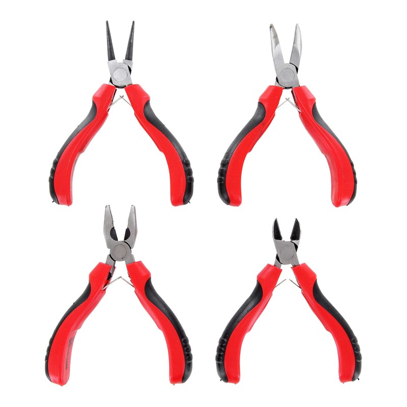 4 Mini Pliers Set Precision Pliers Set Combination Pliers Side