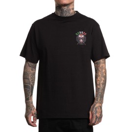 Sullen Men's Sugar Skull Tattoo Lifestyle Graphic Standard Day of The Dead Capsule Short Sleeve Tee Black