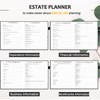 End of Life Planner, Guided Estate Planning Organizer with Tabs,