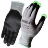 SLICK KIT Work Gloves MicroFoam Nitrile Coated, for Men and
