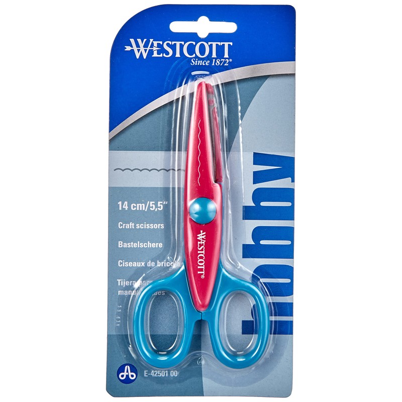 Westcott 13.5 cm Serrated Edge Scissors - Assorted Colours