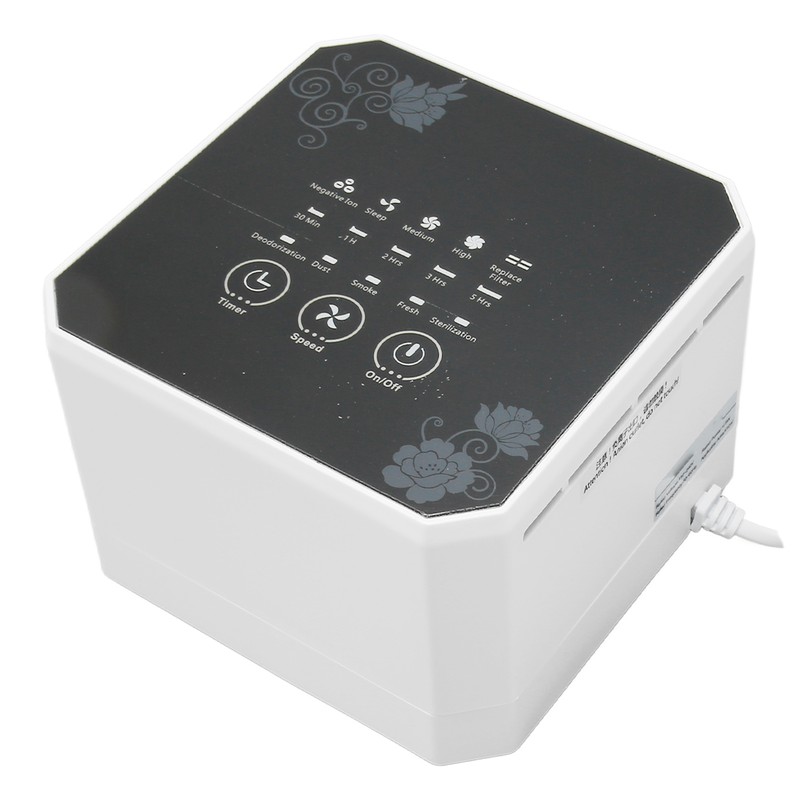 Small Air Purifier Multifunction Quiet Efficient Desk Mini Air Purifier