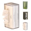 tenpiont Tissue Box Holder Wall Mounted, Clear Tissue Box Holder
