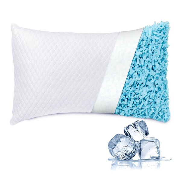 NTCOCO Cooling Bed Pillows for Sleeping Shredded Memory Foam Pillows