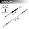 Long Lighter, USB Rechargeable Electric Arc Lighter Retractable Length (11.4in-27.55in),