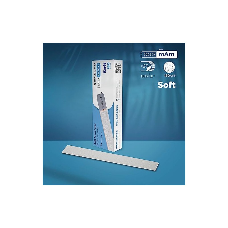 STALEKS PRO 25 Replacement Filing Sleeves with Foam 'Papmam' for