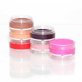 50x 3ml Lip Balm Containers Jars + Lids - Small Cosmetic Cream Sample Pot