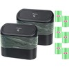 Car Trash Can, 2 Mini Car Accessories with Lid and