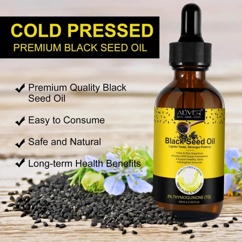 Aceite Semilla Negra Cabello + Articulaciones 60 Ml Natural
