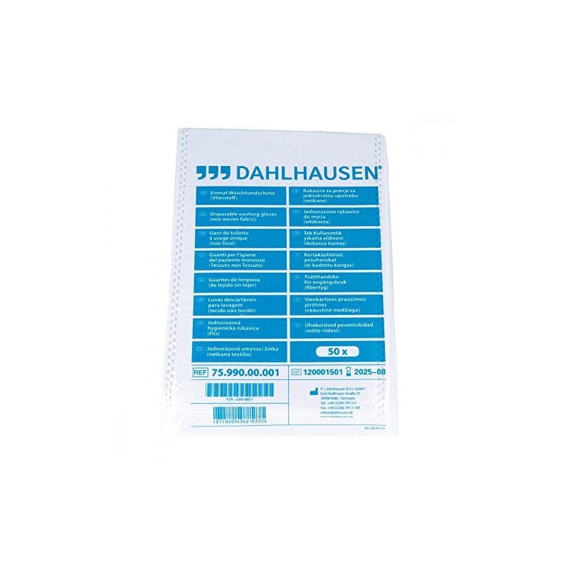 Washing Gloves Fleece Fleece 14.5 x 22 cm Pack of