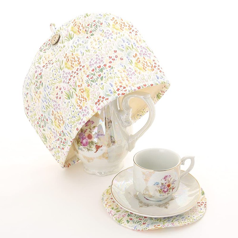 Stylish Scandinavian Style Tea Cozy Multi-Color Brary Garden Teapot Cover